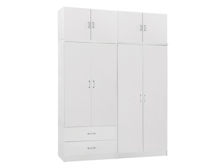 ΝΤΟΥΛΑΠΑ 4-ΦΥΛΛΗ ΜΕ ΠΑΤΑΡΙ & ΣΥΡΤΑΡΙΑ JENNA HM11355.05 ΜΕΛΑΜΙΝΗ ΣΕ ΛΕΥΚΟ 160x43x240Υεκ