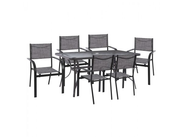 ΣΕΤ ΤΡΑΠΕΖΑΡΙΑΣ 7 ΤΜΧ ΤΡΑΠΕΖΙ ΓΚΡΙ 150X90 ΚΑΙ ΠΟΛΥΘΡΟΝΑ TEXTLINE ΓΚΡΙ HM11532.01 ΣΕΤ ΤΡΑΠΕΖΑΡΙΑΣ 7 ΤΜΧ ΤΡΑΠΕΖΙ ΓΚΡΙ 150X90 ΚΑΙ ΠΟΛΥΘΡΟΝΑ TEXTLINE ΓΚΡΙ HM11532.01