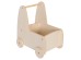 ΠΑΙΔΙΚΟ ΤΡΟΛΕΥ/ΚΑΡΟΤΣΑΚΙ RICKI HM18341.01 MDF & ΚΟΝΤΡΑΠΛΑΚΕ ΦΥΣΙΚΟ 33x45x50Υεκ