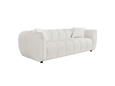 ΚΑΝΑΠΕΣ 3-ΘΕΣΙΟΣ LYKKE HM3323.02 ΕΚΡΟΥ ΥΦΑΣΜΑ 229x89x70Υεκ