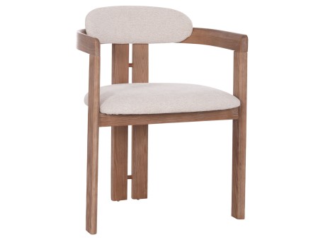 ΠΟΛΥΘΡΟΝΑ ΤΡΑΠΕΖΑΡΙΑΣ KALL HM18247.01 ΜΠΕΖ ΥΦΑΣΜΑ--ΜΑΤ WHITEWASH PLYWOOD 56x45x73Υεκ.