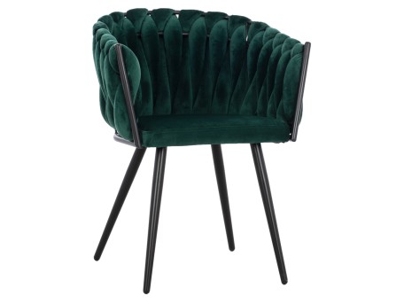 ΠΟΛΥΘΡΟΝΑΚΙ LUANDA ΒΕΛΟΥΔΟ ΚΥΠΑΡΙΣΣΙ ΜΕΤΑΛΛΙΚΑ ΠΟΔΙΑ HM8741.03 60x54x78 εκ.