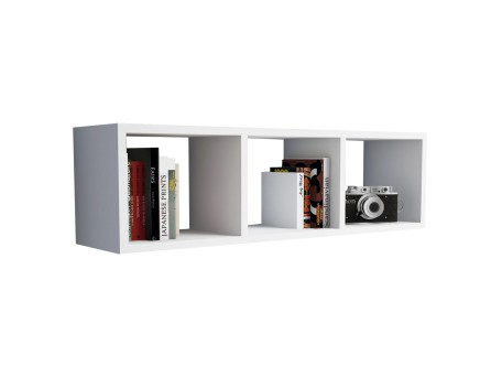 ΡΑΦΙΕΡΑ ΤΟΙΧΟΥ ΜΕΛΑΜΙΝΗΣ ΛΕΥΚΗ HM9228.11 90x22x25,6Υ εκ.