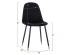 ΣΕΤ ΤΡΑΠΕΖΑΡΙΑΣ 5ΤΜΧ BROLIN HM21191 MDF TOP-ΜΕΤΑΛΛΙΚΑ ΠΟΔΙΑ-ΒΕΛΟΥΔΟ--ΜΑΥΡΟ