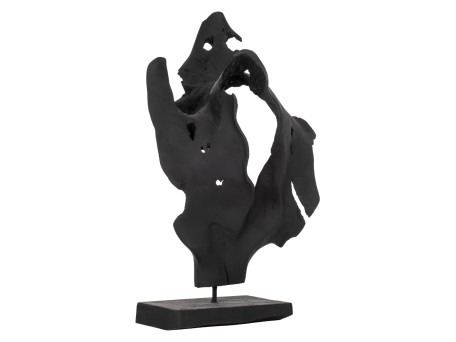 ΕΠΙΤΡΑΠΕΖΙΟ ΔΙΑΚΟΣΜΗΤΙΚΟ HM7714 ΑΠΟ ΜΑΣΙΦ ΞΥΛΟ ΤEAK ΜΑΥΡΟ 26Χ16Χ70Y ΕΚ.