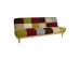 ΚΑΝΑΠΕΣ ΚΡΕΒΑΤΙ 3Θ HM3003 LEONARDO MIXED COLOR 180x80x75Υεκ.