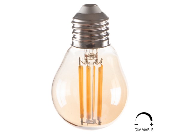 ΛΑΜΠΤΗΡΑΣ HM4046.02 LED FILAMENT 6W E27 3000K GOLD DIMMABLE ΛΑΜΠΤΗΡΑΣ HM4046.02 LED FILAMENT 6W E27 3000K GOLD DIMMABLE