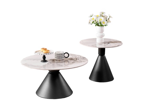 ΣΕΤ 2 ΤΡΑΠΕΖΙΑ ΣΑΛΟΝΙΟΥ JEN HM18305.02 ΜΕΤΑΛΛΟ ΜΑΥΡΟ-SINTERED STONE PANDORA Φ50εκ & Φ70εκ ΣΕΤ 2 ΤΡΑΠΕΖΙΑ ΣΑΛΟΝΙΟΥ JEN HM18305.02 ΜΕΤΑΛΛΟ ΜΑΥΡΟ-SINTERED STONE PANDORA Φ50εκ & Φ70εκ