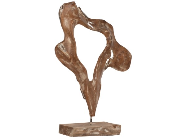 ΕΠΙΤΡΑΠΕΖΙΟ ΔΙΑΚΟΣΜΗΤΙΚΟ HM7715 ΑΠΟ ΜΑΣΙΦ ΞΥΛΟ ΤEAK WHITEWASH 41,5Χ15Χ63Y ΕΚ.