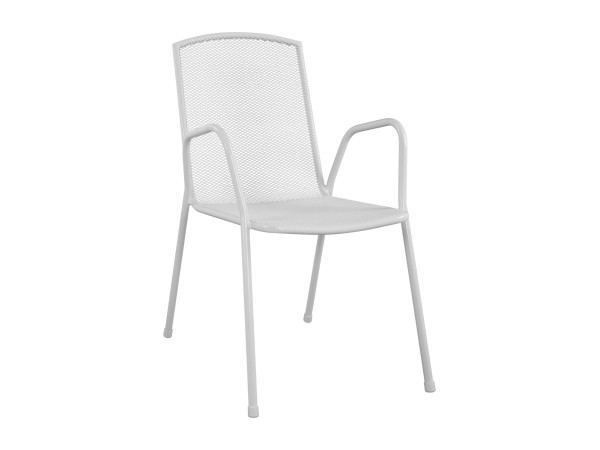 ΚΑΡΕΚΛΑ ΠΟΛΥΘΡΟΝΑ ΜΕΤΑΛΛΙΚΗ ΛΕΥΚΗ ELIJAH HM5005.02 54x62x89Υ ΕΚ.