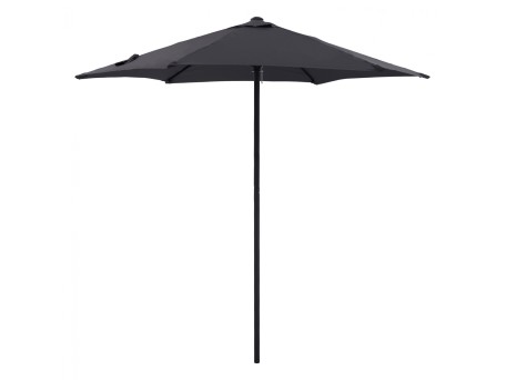 ΟΜΠΡΕΛΑ ΑΛΟΥΜΙΝΙΟΥ KACEN Φ250x236 εκ. ΜΕ 6 ΑΚΤΙΝΕΣ ΓΚΡΙ ΠΑΝΙ HM6030.10