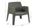 ΣΕΤ LOUNGE 3ΤΜΧ SLEEK HM21274.05 DARK OLIVE GREEN ΠΟΛΥΠΡΟΠΥΛΕΝΙΟ