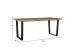 ΣΕΤ ΤΡΑΠΕΖΑΡΙΑΣ 7ΤΜΧ ASTORIA HM10933.02 MDF TOP--ΥΦΑΣΜΑ ΜΠΕΖ/ΚΑΦΕ & ΜΕΤΑΛΛΟ ΜΑΥΡΟ