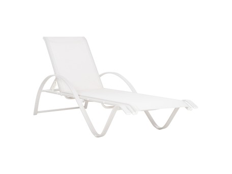 ΞΑΠΛΩΣΤΡΑ ΑΛΟΥΜΙΝΙΟΥ WAKANA  ΛΕΥΚΗ ΜΕ TEXTLINE ΛΕΥΚΟ HM5133.02 194x54-66x30 cm.