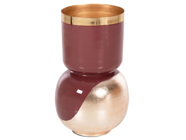 ΕΠΙΤΡΑΠΕΖΙΟ ΔΙΑΚΟΣΜΗΤΙΚΟ BAZO LINGON HM4233.06 ΜΕΤΑΛΛΟ ΚΕΡΑΣΙ-ΧΡΥΣΟ ΠΕΡΛΕ Φ21x37,5Υ