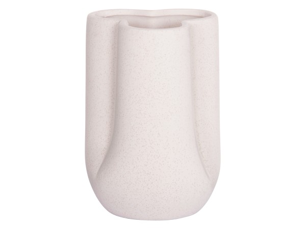 ΕΠΙΤΡΑΠΕΖΙΟ ΚΕΡΑΜΙΚΟ ΔΙΑΚΟΣΜΗΤΙΚΟ GLAΖΕ HM4613.01 ΚΡΥΣΤΑΛΛΙΚΟ ΥΠΟΛΕΥΚΟ Φ16x22Υεκ