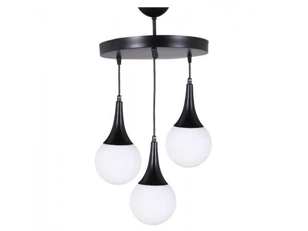 ΦΩΤΙΣΤΙΚΟ ΟΡΟΦΗΣ 3ΦΩΤΟ ΜΑΥΡΟ HM7516.01 30x75 εκ.