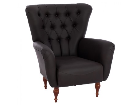 ΠΟΛΥΘΡΟΝΑ ΜΠΕΡΖΕΡΑ Τ. CHESTERFIELD ΣΕ ΧΡΩΜΑ ΚΑΦΕ HM9217.03 87x88x100 εκ.