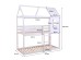 ΠΑΙΔΙΚΗ ΚΟΥΚΕΤΑ ΣΠΙΤΑΚΙ  τ.MONTESSORI HOOD HM705.03 ΞΥΛΟ ΠΕΥΚΟΥ ΣΕ ΛΕΥΚΟ-ΣΤΡΩΜΑΤΑ 190x90εκ