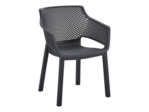 ΠΟΛΥΘΡΟΝΑ ΠΟΛΥΠΡΟΠΥΛΕΝΙΟΥ PEGGY HM6368.02 ΜΑΥΡΟ 60x55x79Υεκ