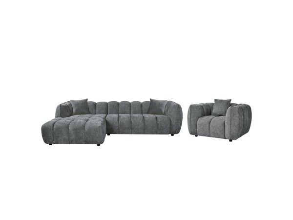 ΣΕΤ ΚΑΝΑΠΕΣ ΓΩΝΙΑ (ΑΡΙΣΤΕΡΗ)-ΠΟΛΥΘΡΟΝΑ LOUNGE LYKKE HM10820.01L ΓΚΡΙ ΥΦΑΣΜΑ ΣΕΤ ΚΑΝΑΠΕΣ ΓΩΝΙΑ (ΑΡΙΣΤΕΡΗ)-ΠΟΛΥΘΡΟΝΑ LOUNGE LYKKE HM10820.01L ΓΚΡΙ ΥΦΑΣΜΑ