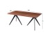 ΣΕΤ ΤΡΑΠΕΖΑΡΙΑΣ 7ΤΜΧ DRENNY HM10936.03 MDF TOP ΚΑΡΥΔΙ--ΥΦΑΣΜΑ TAUPE & ΜΕΤΑΛΛΟ ΜΑΥΡΟ