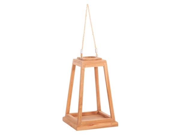 ΕΠΙΤΡΑΠΕΖΙΟ ΔΙΑΚΟΣΜΗΤΙΚΟ ΦΑΝΑΡΙ ΓΙΑ ΚΕΡΙ RAMI HM4584 ΞΥΛΟ TEAK ΦΥΣΙΚΟ 25x25x39-67Υεκ.