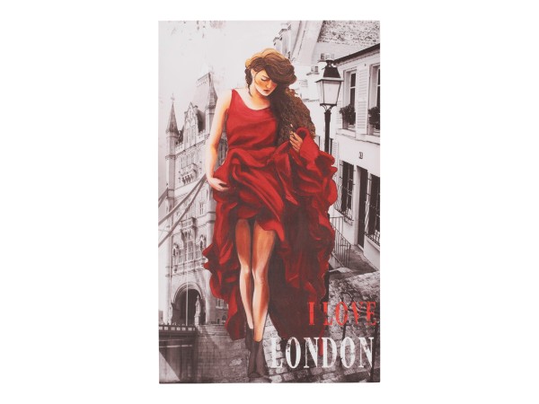 ΠΙΝΑΚΑΣ ΚΑΜΒΑΣ LONDON WOMAN HM7155.05 120X70X2.5 εκ. ΠΙΝΑΚΑΣ ΚΑΜΒΑΣ LONDON WOMAN HM7155.05 120X70X2.5 εκ.