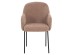 ΣΕΤ ΤΡΑΠΕΖΑΡΙΑΣ 7ΤΜΧ MANIDO HM10949.03 MDF TOP--ΥΦΑΣΜΑ TAUPE & ΜΕΤΑΛΛΟ ΜΑΥΡΟ