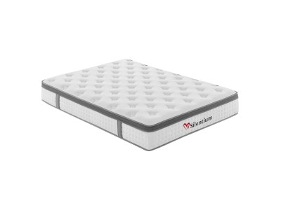 ΣΤΡΩΜΑ ΔΙΠΛΟ SILENTIUM HM749.06 POCKET SPRINGS--ΛΕΥΚΟ 160x200x30Υεκ.