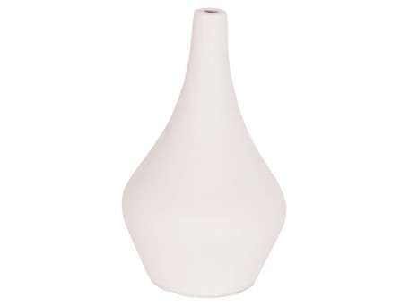 ΕΠΙΤΡΑΠΕΖΙΟ ΔΙΑΚΟΣΜΗΤΙΚΟ ΒΑΖΟ DENI HM4663.02S ΤΕΡΑΚΟΤΑ ΣΕ ΛΕΥΚΟ--Φ15x27Υεκ.