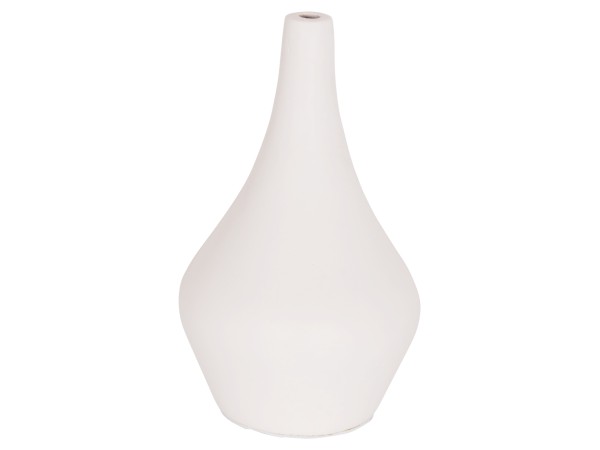 ΕΠΙΤΡΑΠΕΖΙΟ ΔΙΑΚΟΣΜΗΤΙΚΟ ΒΑΖΟ DENI HM4663.02S ΤΕΡΑΚΟΤΑ ΣΕ ΛΕΥΚΟ--Φ15x27Υεκ.