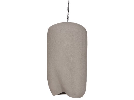 ΦΩΤΙΣΤΙΚΟ ΟΡΟΦΗΣ ΚΡΕΜΑΣΤΟ LOGKY HM4704.03L--FIBER CEMENT ΓΚΡΙ 35x35x67Υεκ