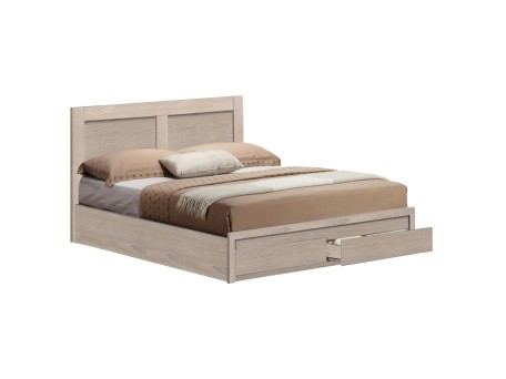 ΚΡΕΒΑΤΙ CAPRI HM665.02 ΜΕ 2 ΣΥΡΤΑΡΙΑ ΜΕΛΑΜΙΝΗ SONAMA ΓΙΑ ΣΤΡΩΜΑ 120x200εκ.