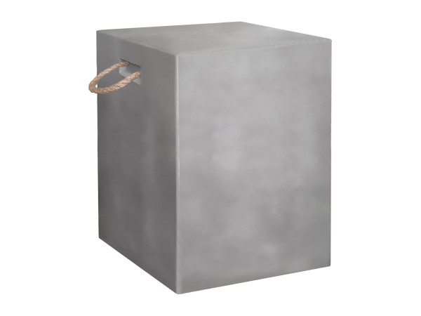 ΣΚΑΜΠΟ ΤΕΤΡΑΓΩΝΟ ΜΕ ΧΕΡΟΥΛΙΑ ZAK HM6581.01 FIBER CEMENT ΣΕ ΓΚΡΙ 36x36x43Υεκ