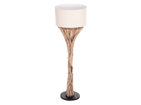 ΔΙΑΚΟΣΜΗΤΙΚΟ ΦΩΤΙΣΤΙΚΟ ΔΑΠΕΔΟΥ ALTAR HM4433 DRIFTWOOD--ΛΕΥΚΟ PVC Φ45x142Υεκ.