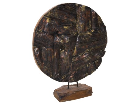 ΕΠΙΤΡΑΠΕΖΙΟ ΔΙΑΚΟΣΜΗΤΙΚΟ ΜΑΣΙΦ ΞΥΛΟ ΤEAK ΦΥΣΙΚΟ HM7718 50X15X64YΕΚ.