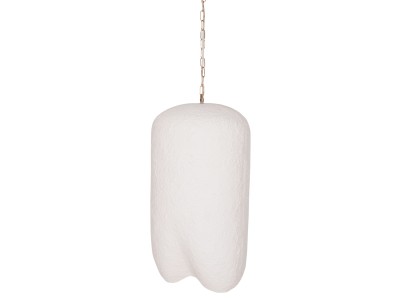 ΦΩΤΙΣΤΙΚΟ ΟΡΟΦΗΣ ΚΡΕΜΑΣΤΟ LOGKY HM4704.02L--FIBER CEMENT ΛΕΥΚΟ 35x35x67Υεκ