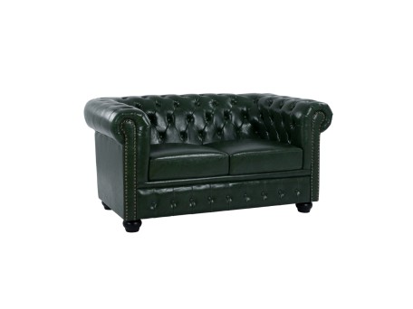 ΚΑΝΑΠΕΣ 2ΘΕΣΙΟΣ T.CHESTERFIELD HM3010.08 ΤΕΧΝΟΔΕΡΜΑ ΚΥΠΑΡΙΣΣΙ 150x90x72 εκ.