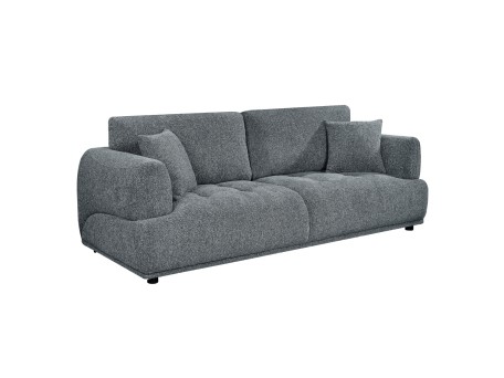 ΚΑΝΑΠΕΣ 3-ΘΕΣΙΟΣ STRUCTO HM3329.01 ΓΚΡΙ ΥΦΑΣΜΑ 227x94x88Υεκ.