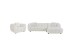 ΣΕΤ ΚΑΝΑΠΕΣ ΓΩΝΙΑ (ΔΕΞΙΑ)-ΠΟΛΥΘΡΟΝΑ LOUNGE LYKKE HM10820.02R ΕΚΡΟΥ ΥΦΑΣΜΑ
