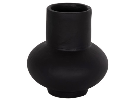 ΕΠΙΤΡΑΠΕΖΙΟ ΔΙΑΚΟΣΜΗΤΙΚΟ ΒΑΖΟ LEMA HM4664.01S ΤΕΡΑΚΟΤΑ ΣΕ ΜΑΥΡΟ--Φ22x22Υεκ.