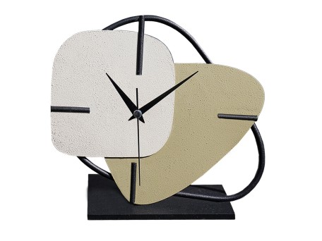 ΕΠΙΤΡΑΠΕΖΙΟ ΡΟΛΟΙ HM4338 ΜΕΤΑΛΛΟ ΣΕ ΕΚΡΟΥ-ΑΝΟΙΧΤΟ ΠΡΑΣΙΝΟ-ΜΑΥΡΗ ΒΑΣΗ 25X22Υεκ.