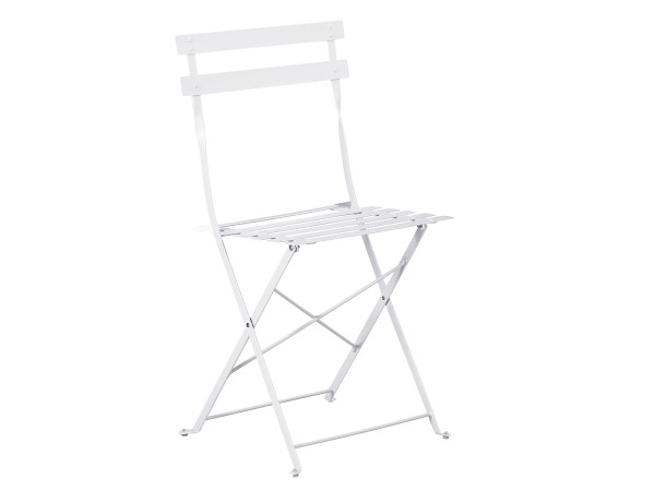 ΚΑΡΕΚΛΑ ΖΑΠΠΕΙΟΥ ΠΤΥΣΣΟΜΕΝΗ SOPHIE HM6337.01 ΜΕΤΑΛΛΙΚΗ ΛΕΥΚΗ 41x43x80Υεκ.