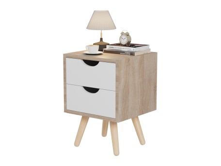 ΚΟΜΟΔΙΝΟ DINKL HM2472.04 ΜΕΛΑΜΙΝΗ- 2 ΣΥΡΤΑΡΙΑ ΣΟΝΑΜΑ-ΛΕΥΚΟ 29,7x29,7x45Υεκ