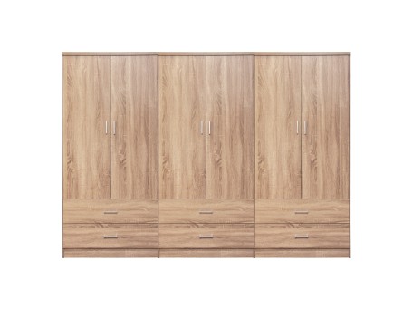 ΝΤΟΥΛΑΠΑ 6ΦΥΛΛΗ REINA ME 6 ΣΥΡΤΑΡΙΑ HM21060.02 ΜΕΛΑΜΙΝΗ ΣΕ ΣΟΝΑΜΑ 240x42x181Υεκ.