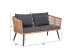 ΣΑΛΟΝΙ ΕΞ.ΧΩΡΟΥ 4ΤΜΧ FREJA HM6057.03 ΑΛΟΥΜ.ΑΝΘΡΑΚΙ-PE RATTAN ΜΠΕΖ-ΑΝΘΡΑΚΙ ΜΑΞΙΛΑΡΙΑ