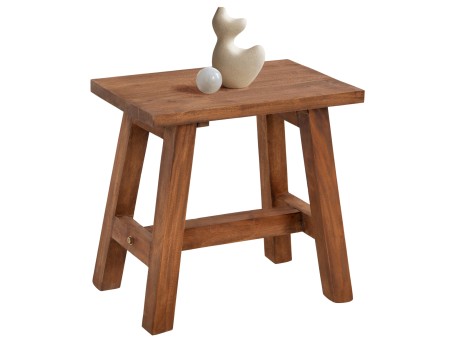 ΤΡΑΠΕΖΑΚΙ ΒΟΗΘΗΤΙΚΟ RANCH HM7902 ΑΠΟ ΞΥΛΟ ΜΑΟΝΙ ΣΕ ΦΥΣΙΚΟ ΧΡΩΜΑ 49,5x24,5x45,5Y εκ.