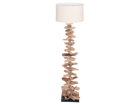 ΔΙΑΚΟΣΜΗΤΙΚΟ ΦΩΤΙΣΤΙΚΟ ΔΑΠΕΔΟΥ ALTAR HM4430 DRIFTWOOD--ΛΕΥΚΟ PVC Φ45x155Υεκ.