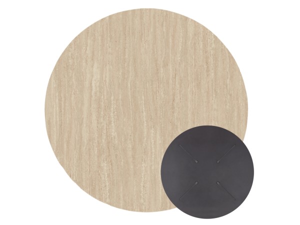 ΕΠΙΦΑΝΕΙΑ ΤΡΑΠΕΖΙΟΥ HPL ΣΤΡΟΓΓΥΛΗ HM5842.35 ΧΡΩΜΑ ΤΡΑΒΕΡΤΙΝΑΣ Φ70εκ.